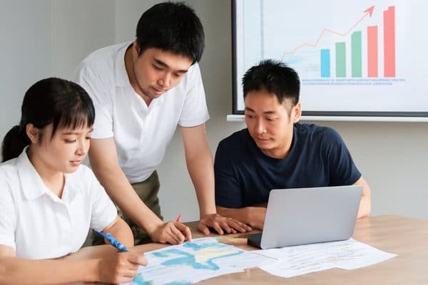 Klong Packaging's team consultation and supply chain analysis, collaborating to optimize supply base selection and landed cost strategy for clients.