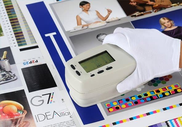 Pantone Color Matching Device ensuring consistent brand color reproduction in packaging print