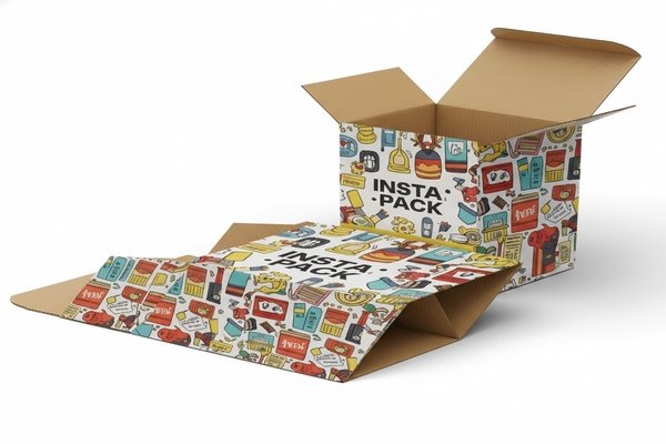 Snap Lock Bottom Box, featuring pre-glued bottom for quick assembly and efficient packing.