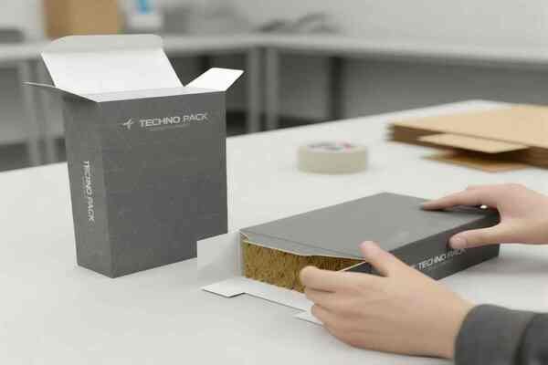 Tuck End Box with manual fold bottom, suitable for e-commerce and retail packaging. Requires manual folding for assembly.