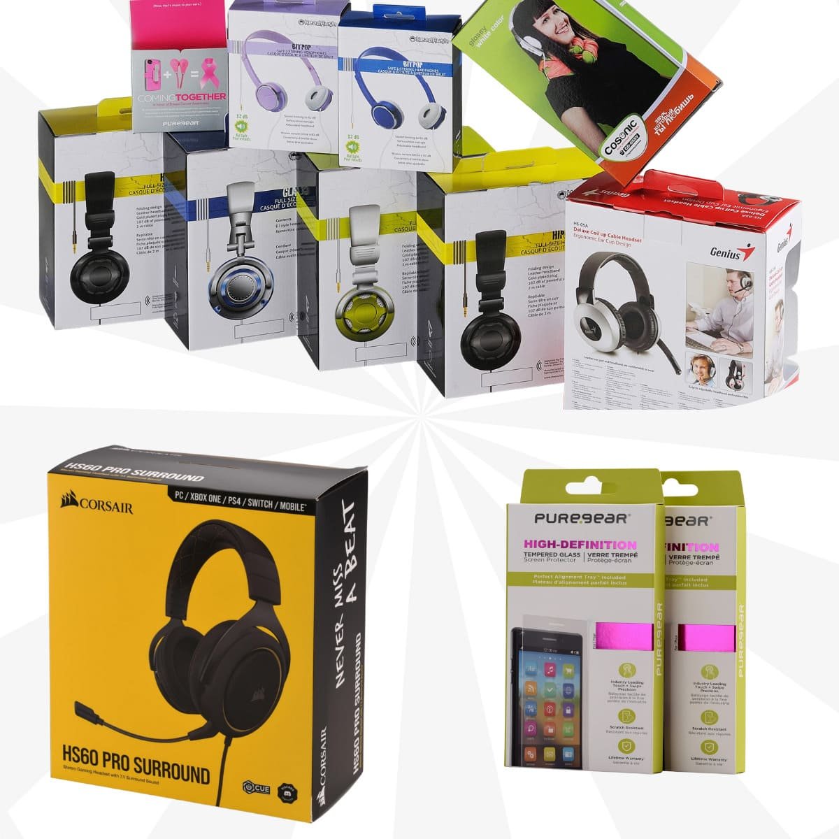 Printed folding cartons made from premium paperboard, showcasing clean edges and high-quality printing for retail and cosmetic packaging.