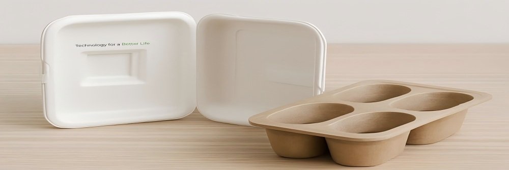 Multi-cavity structures for Pulp Trays, tailored for specific product shapes, and designed for easy nesting and stacking.