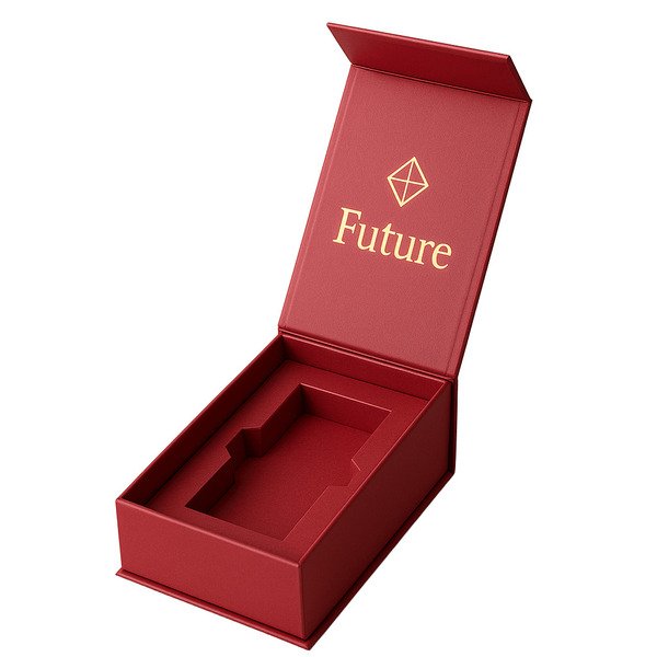 Magnetic closure rigid box – luxury packaging with magnetic flap for secure closing