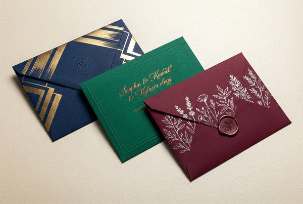 Elegantly designed custom printed envelopes that reflect your brand's identity.