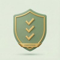 Icon showing global certifications: FSC, ISO9001, ISO14001, GMI.