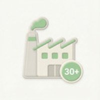 Icon representing 30+ years of manufacturing experience